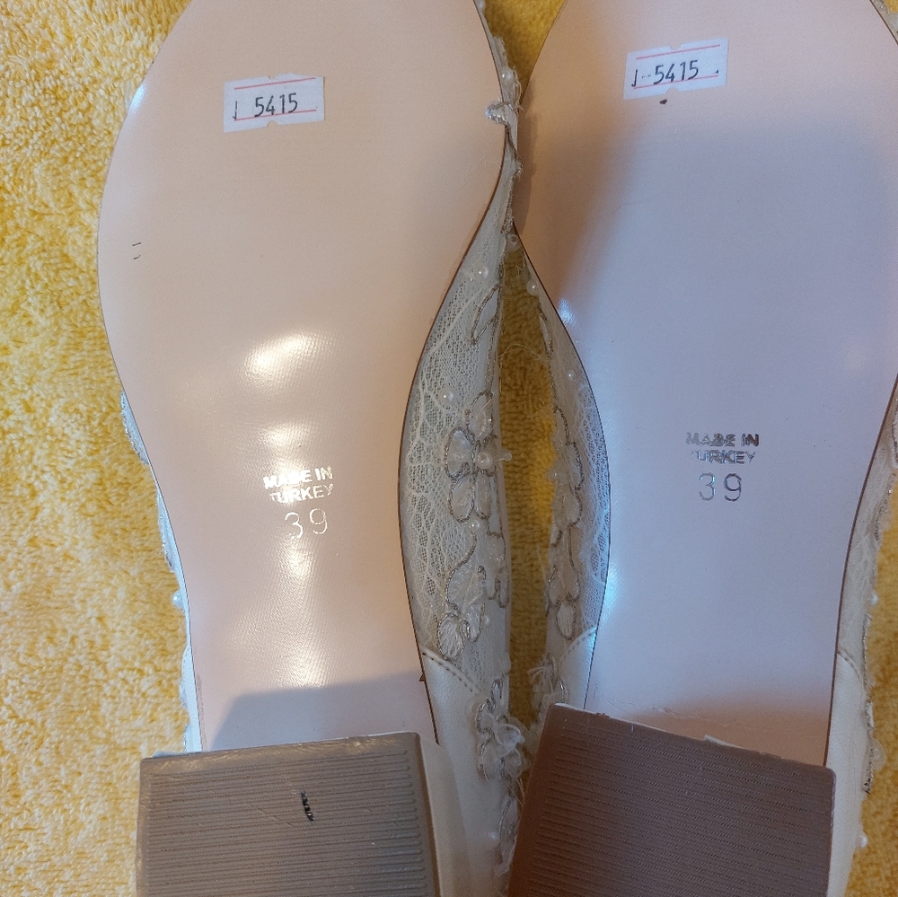 Bridal Smilee Boutique Wedding Shoes 39/8.5 - Picture 8 of 12